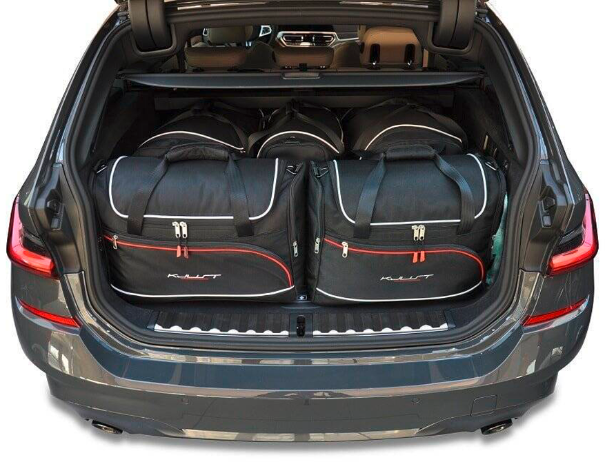 KJUST 5-teiliges Kofferraumtaschen-Set für BMW 3er Touring G21 ab 2019 - Organizer und Taschen