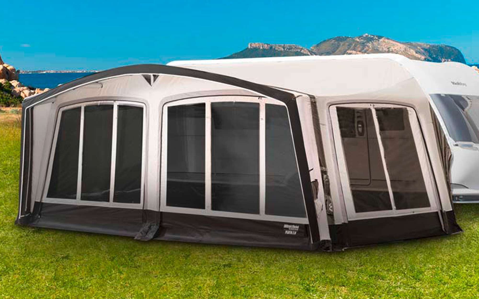 Westfield Pluto 2.0 XL Wohnwagen aufblasbares Vorzelt Größe