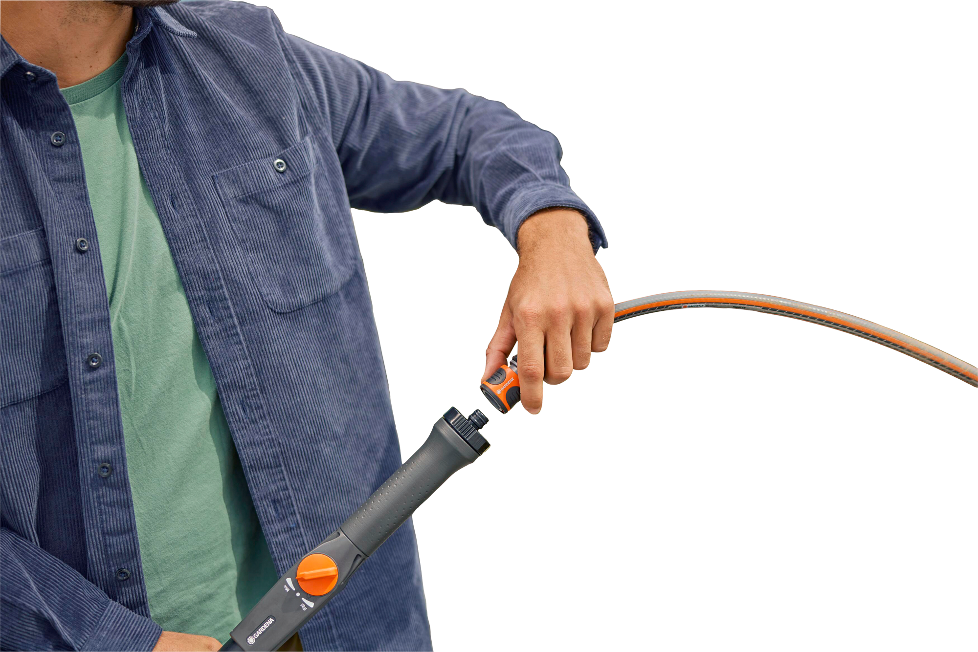 Gardena Cleansystem Teleskop-Stiel M-XL, 155 - 260