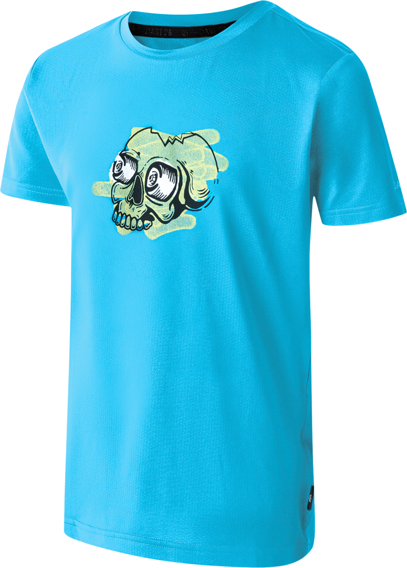 Dare2b Amuse II Kinder T-Shirt türkis 116 - Kinder T-Shirts & -hemden von Dare 2b