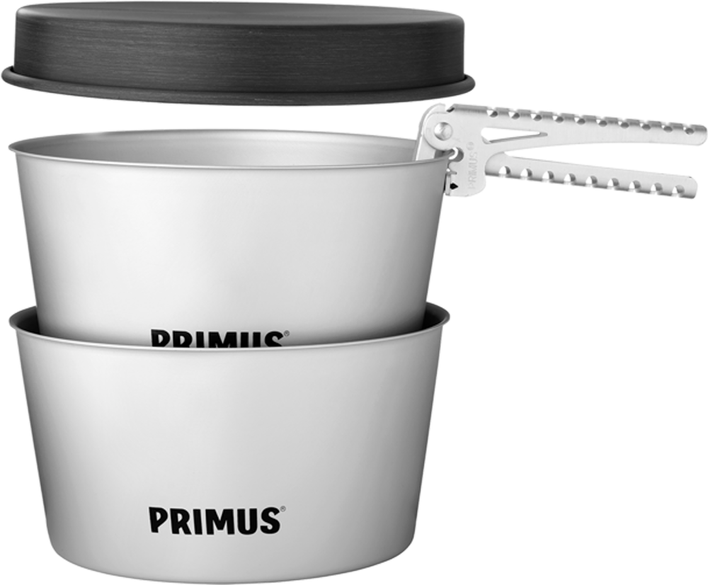 Primus Essential Campingkochset aus Aluminium 4 teilig 2,3 Liter - Kochgeschirr-Sets