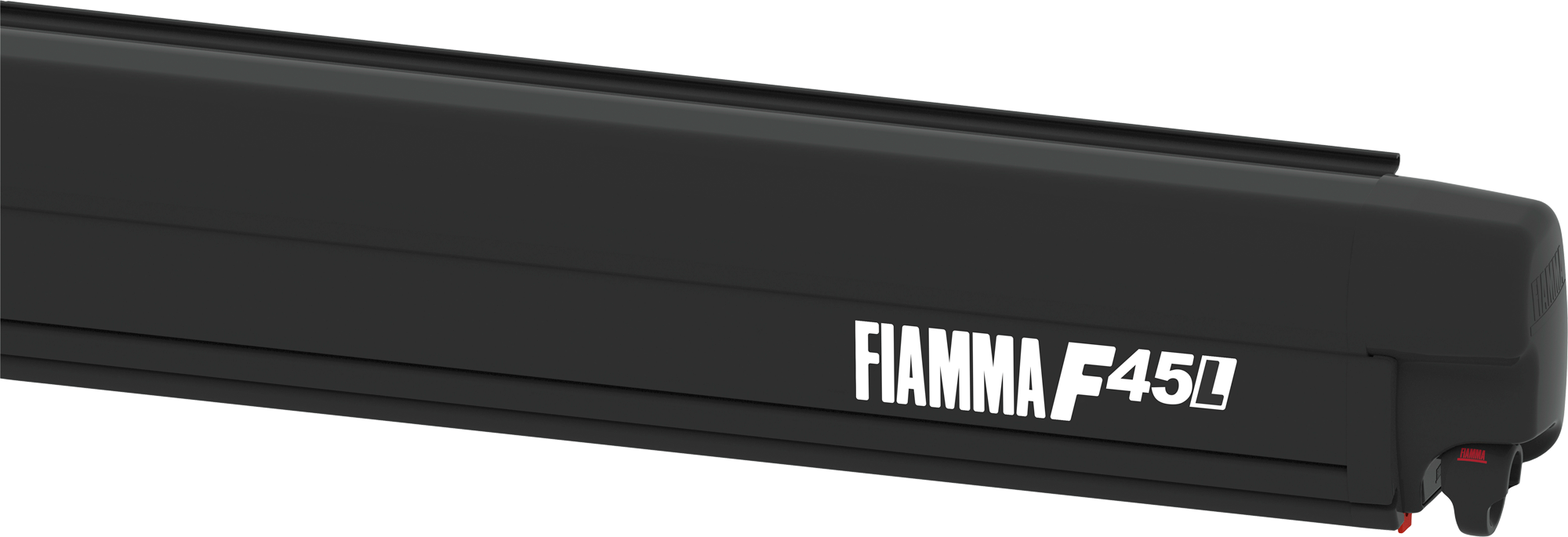 Fiamma F45L 550 Markise Gehäusefarbe Deep Black Tuchfarbe Royal Grey 550 cm