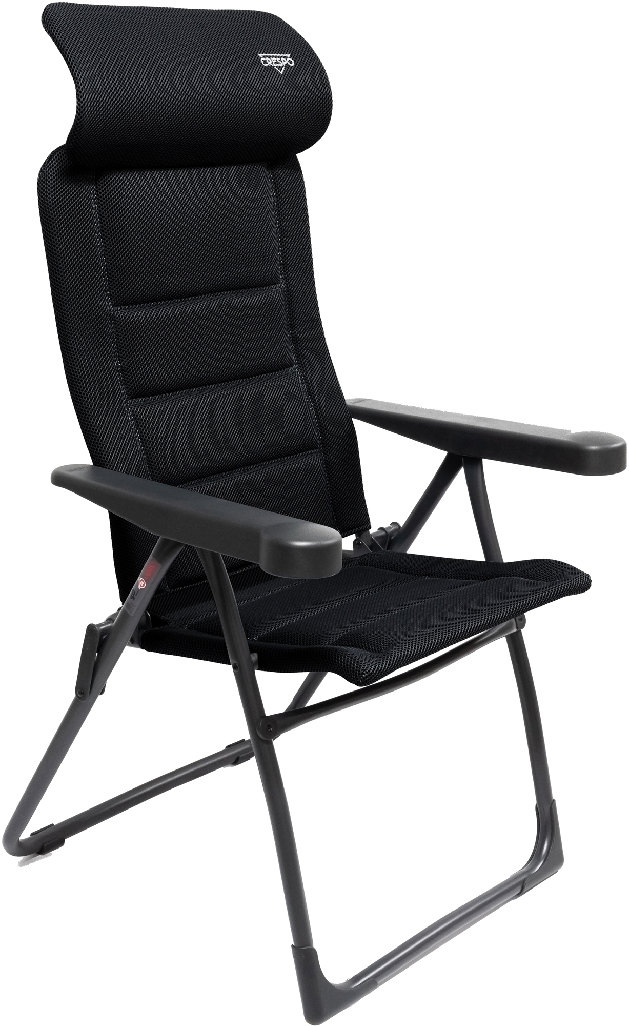 Crespo AP/215-ADC-80 Campingstuhl mit 7-fach verstellbarer Rückenlehne / verstellbarer Kopfstütze