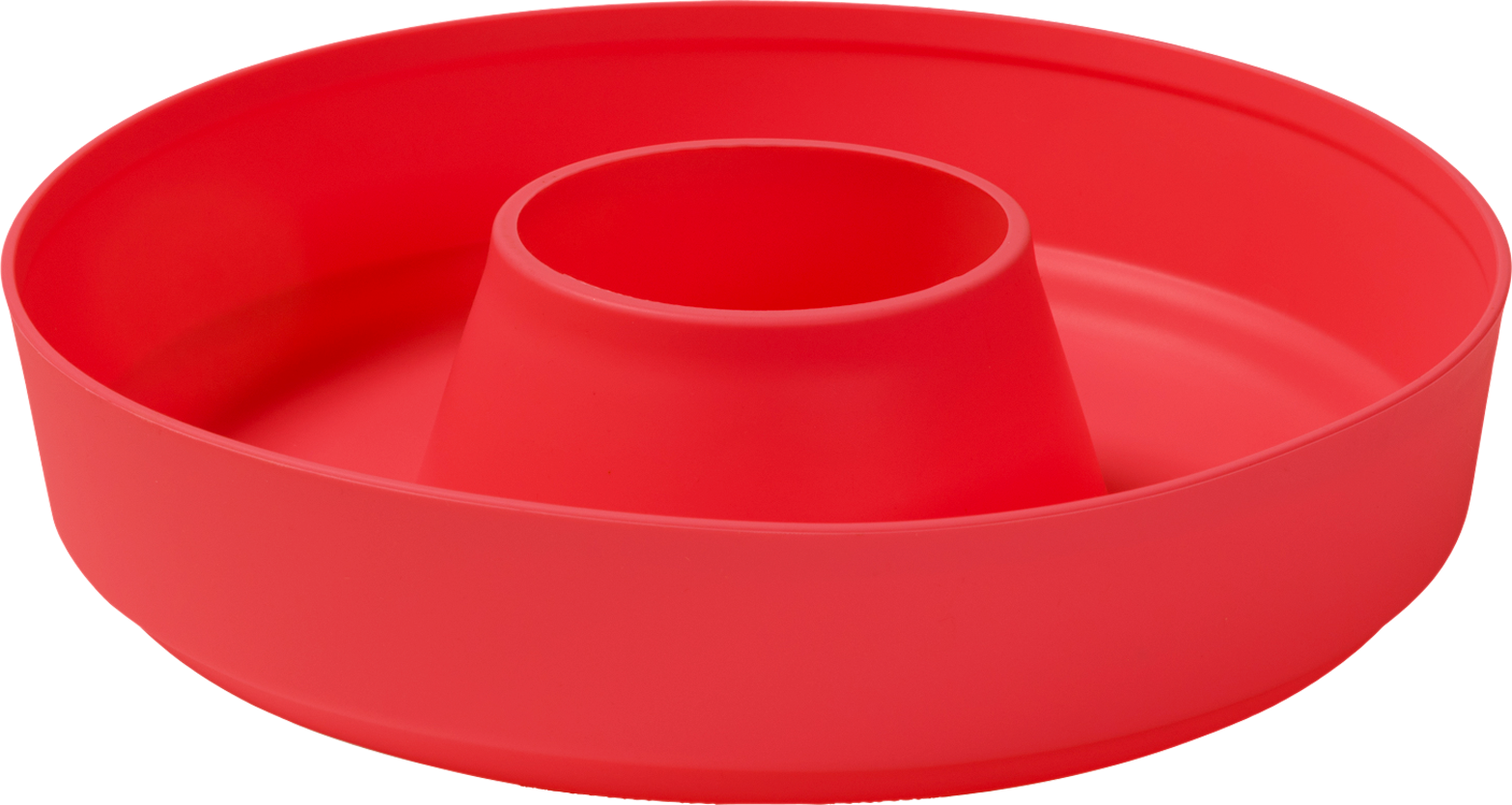 Omnia Silikonbackform 2.0 für Campingbackofen rot