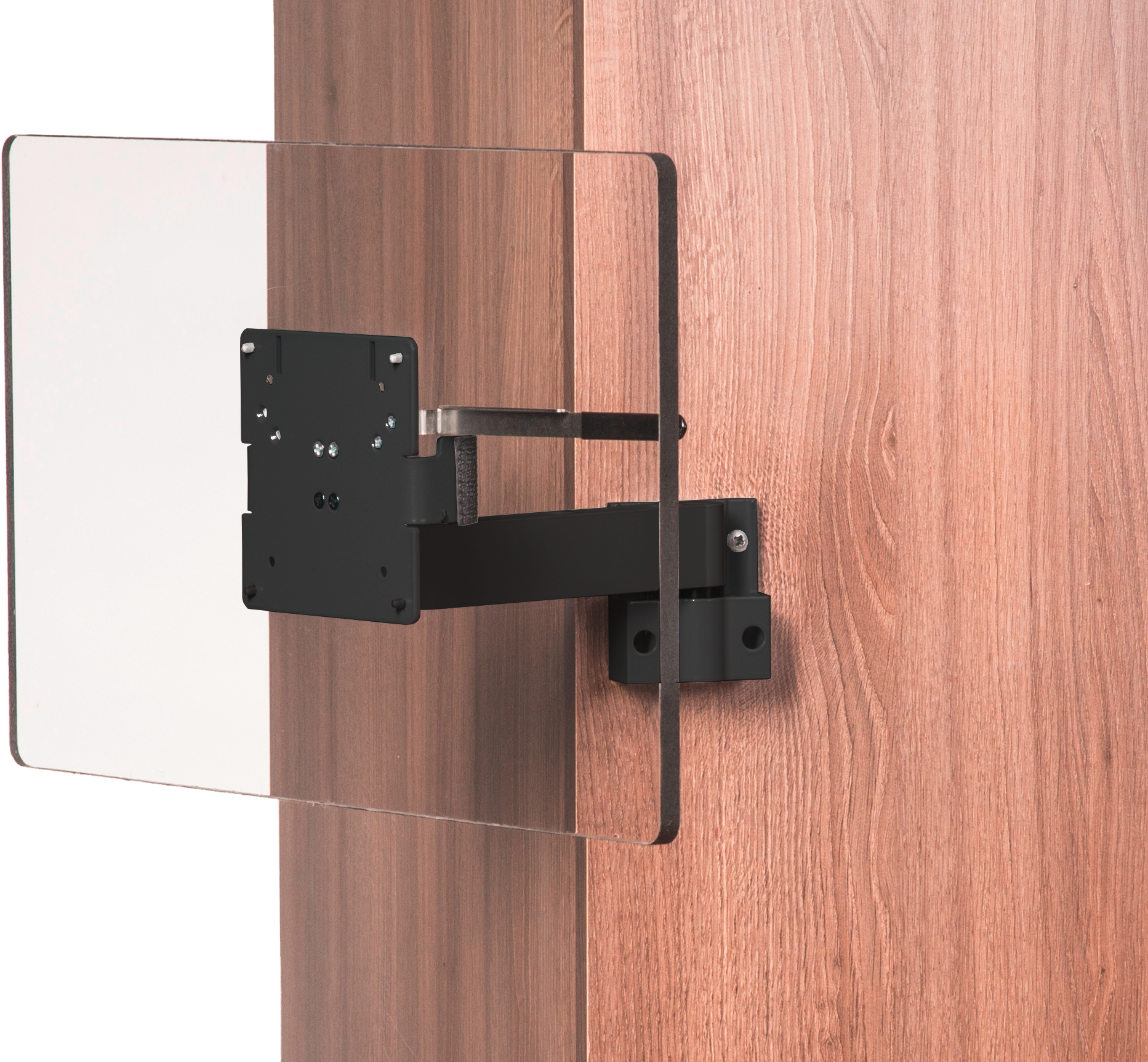 Caratec Flex CFW204AS TV-Wandhalter mit 2 Drehpunkten 15 bis 24 Zoll