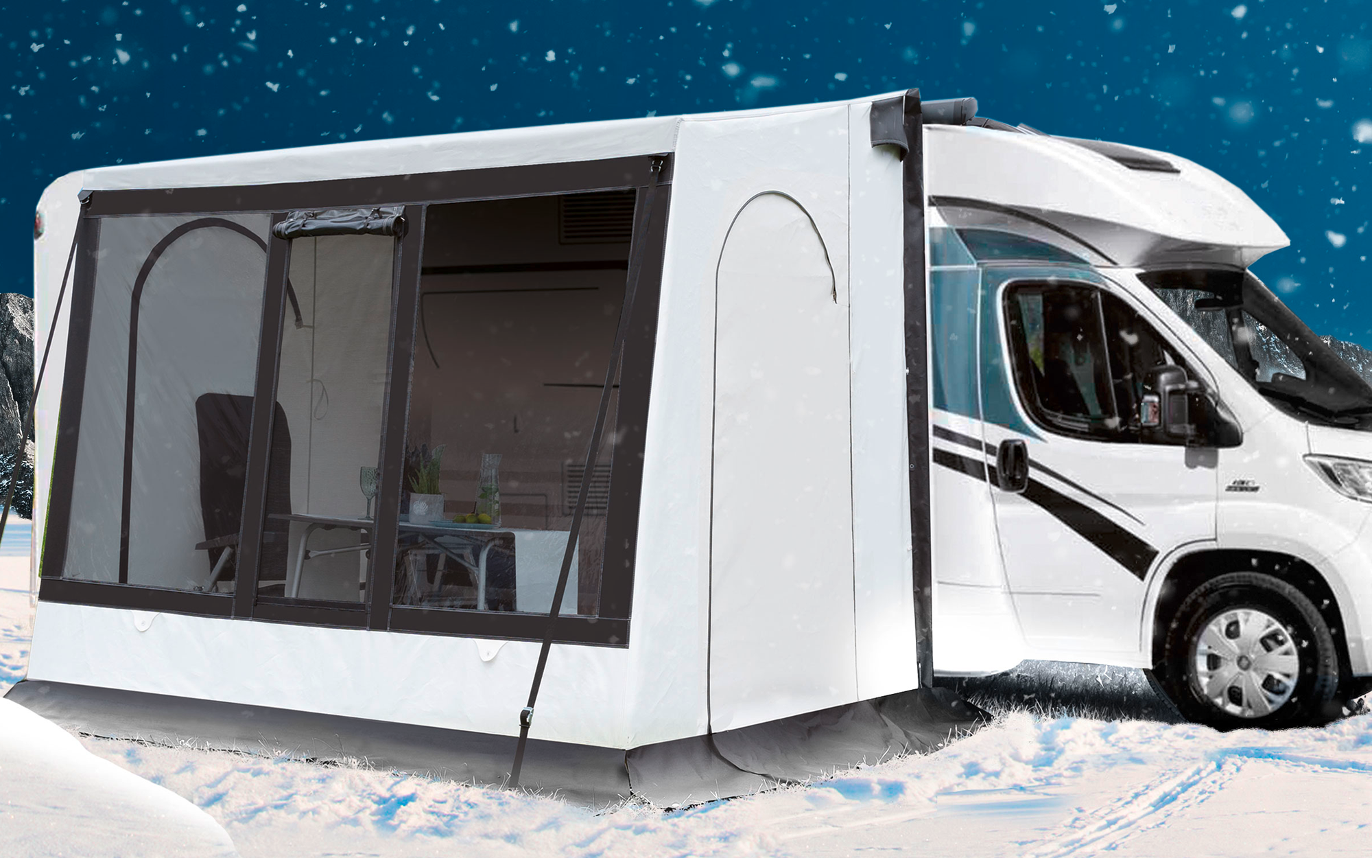Wigo Inuit Blizzard Wintervorzelt 250 Anbauhöhe 250