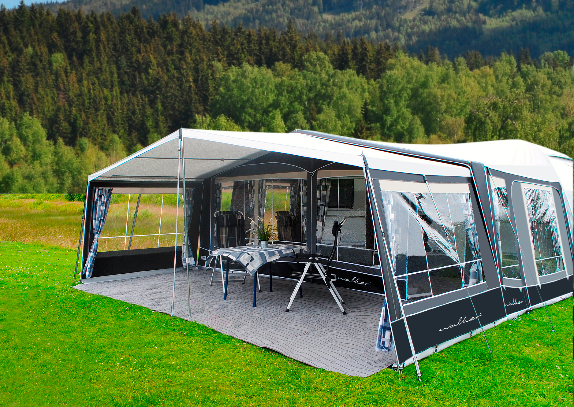Walker Patio Sonnenvordach WS - 1 Umlaufmaß 796 - 825 cm - Sonnensegel & Vordächer