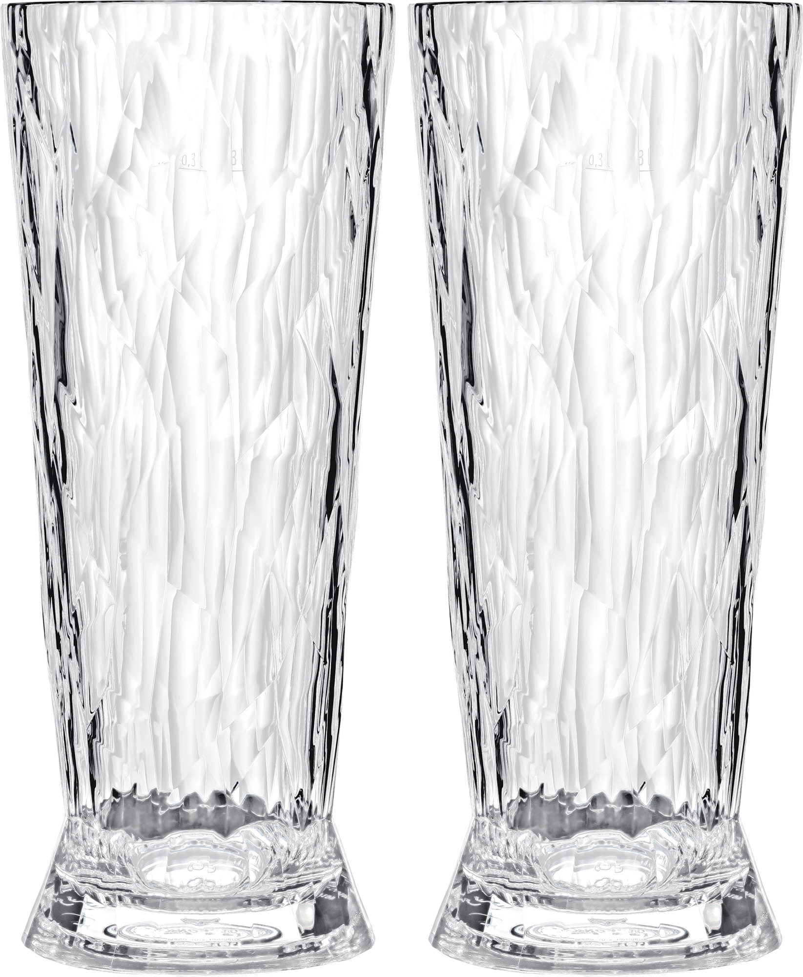 Koziol Weizenglas Superglas CLUB No. 11 2er Set 500 ml crystal