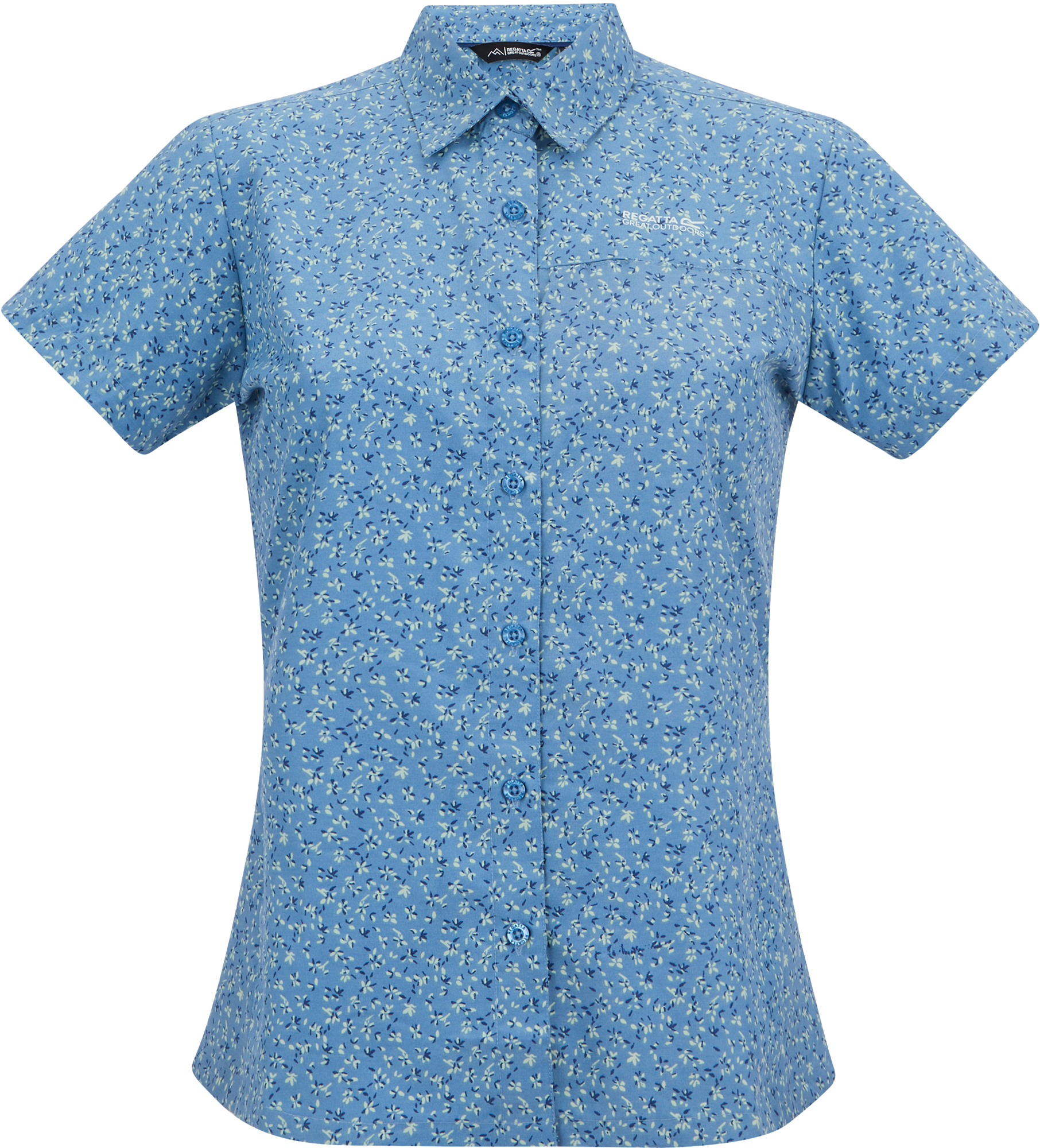 Regatta Mindano VIII Damenbluse hellblau 36 - Damenshirts, -blusen & -pullover