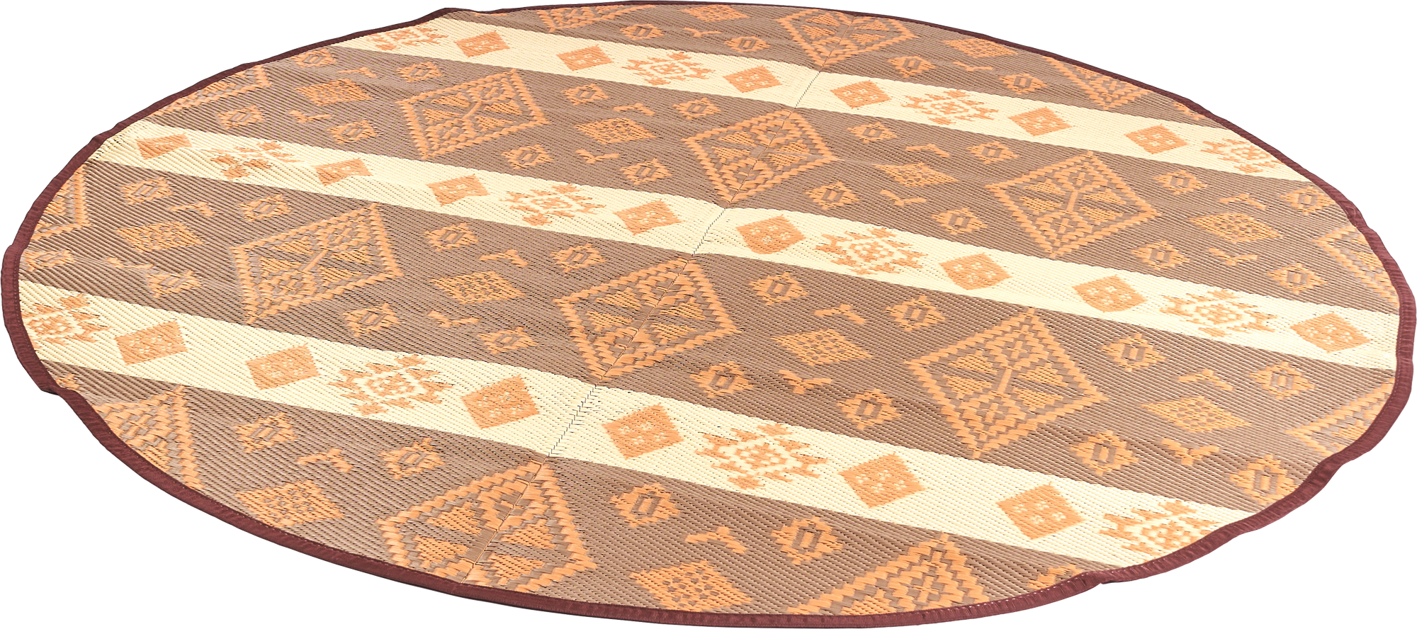 Human Comfort Nara AW Outdoor Teppich rund 200 x 200 cm - Vorzeltteppich & Zeltboden