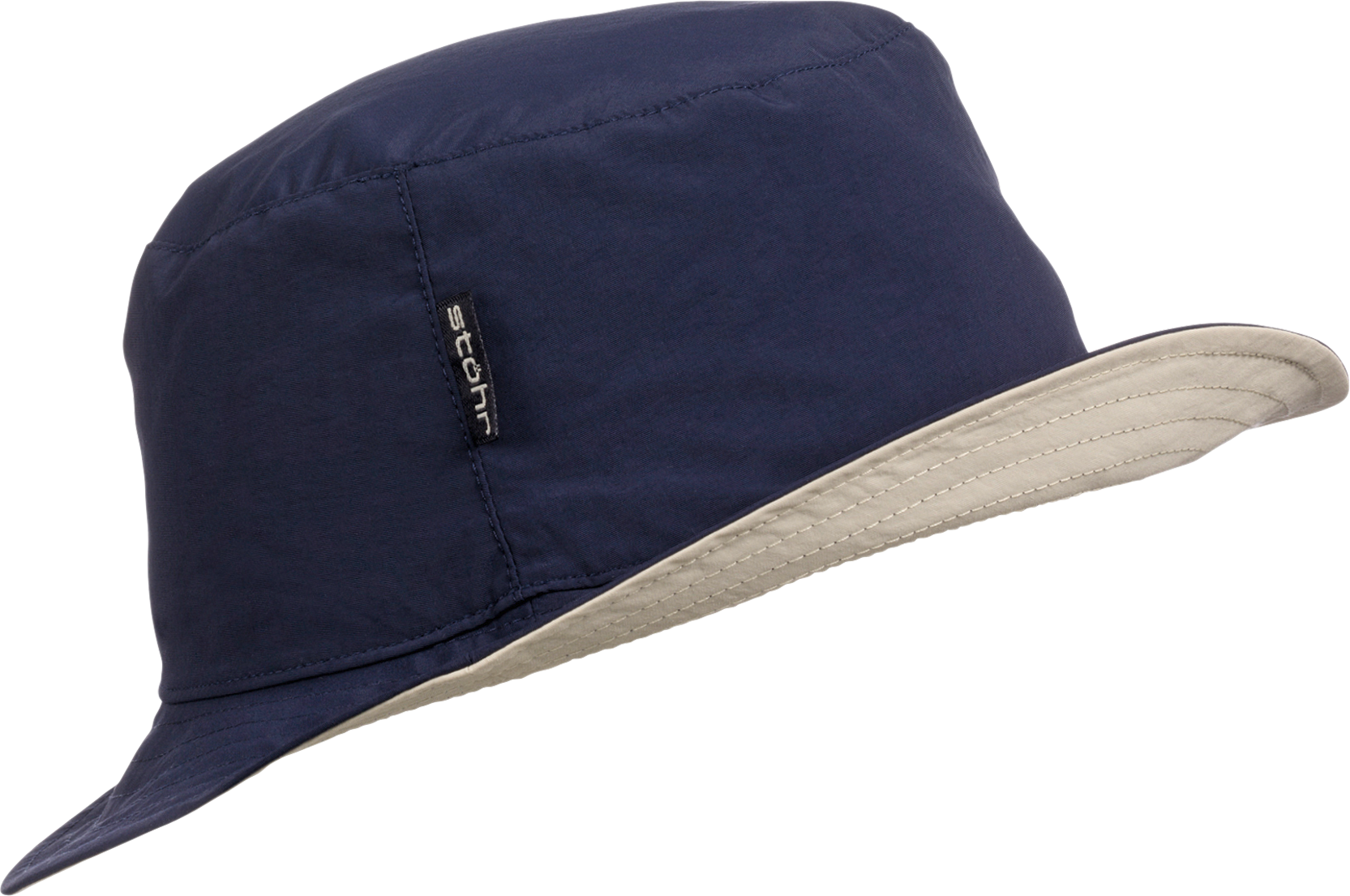 Stöhr Reversible Unisex Hut  dunkelblau L-XL - Hüte & Mützen