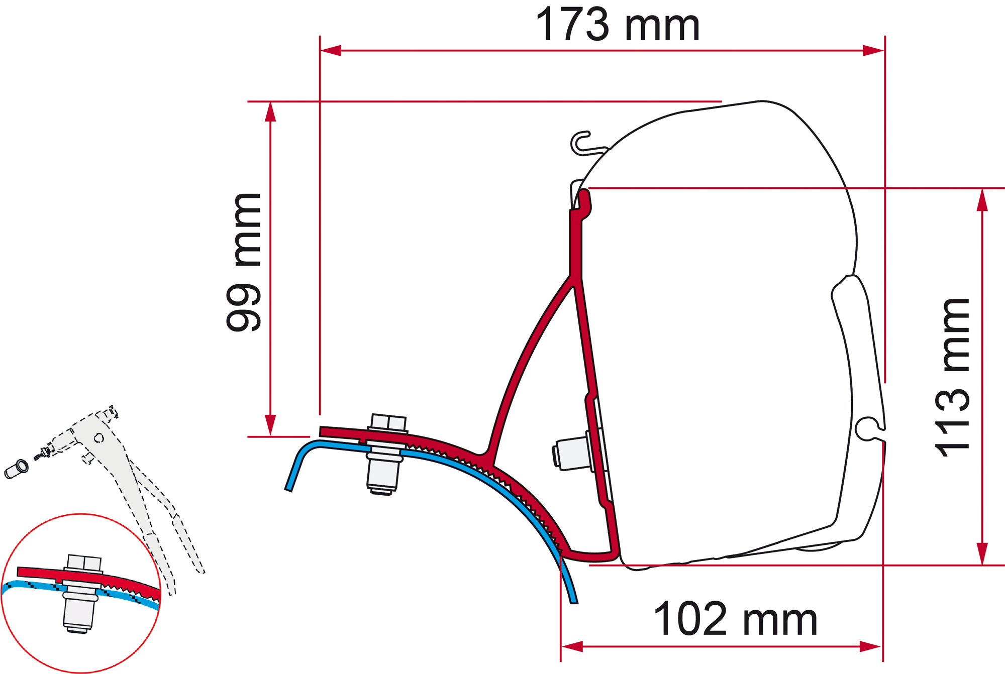 Fiamma Markisenadapter-Kit