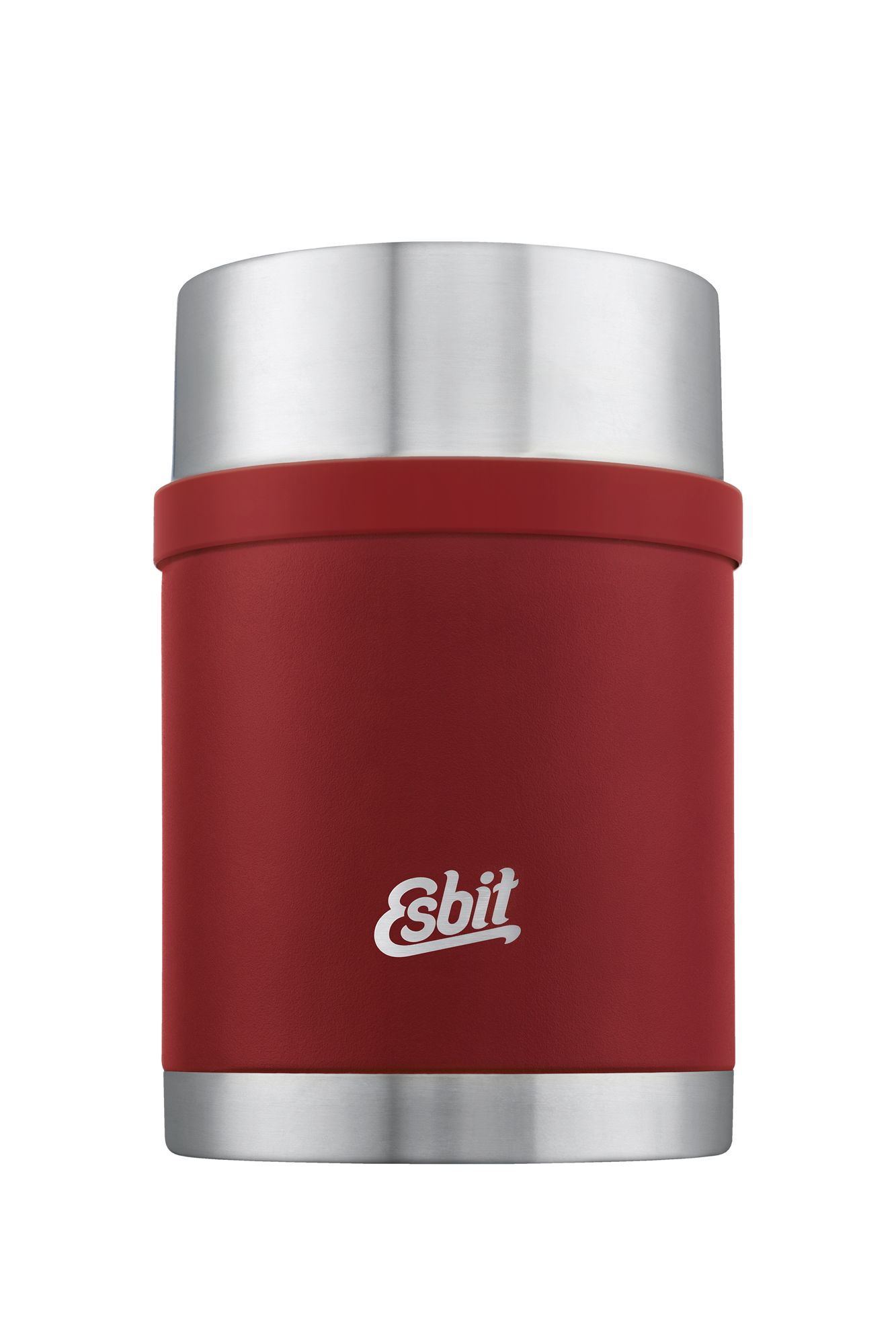 Esbit Sculptor Food-Thermobehälter inkl. Schüssel aus Edelstahl 750 ml Burgundy - Isolierflaschen & Isobehälter