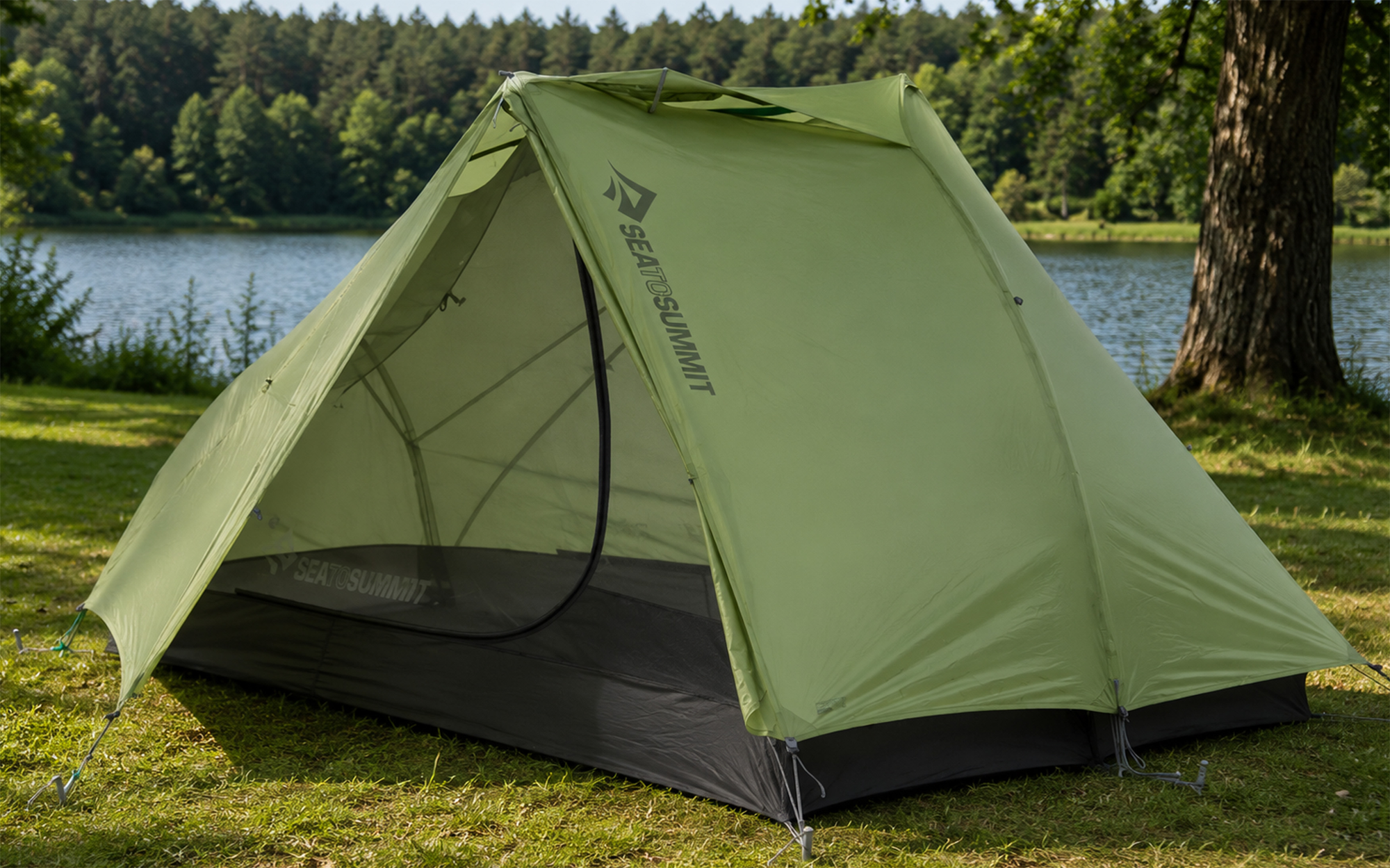 Sea to Summit Telos TR2 freistehendes Zelt Grün für 2 Personen - 2-Personen Zelte