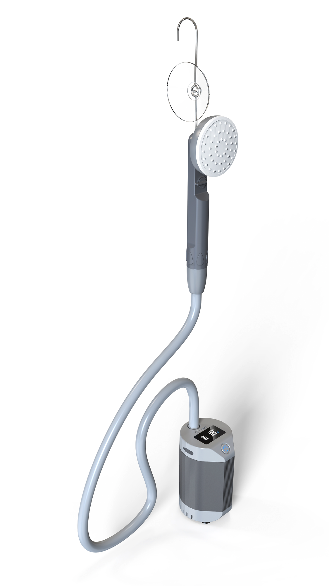 Berger Outdoor Dusche mit digitaler Anzeige