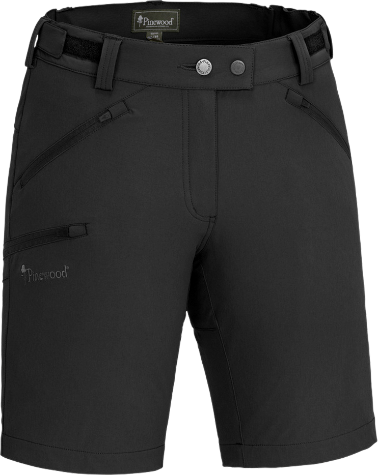 Pinewood Abisko Damen Shorts black | 07331090326804