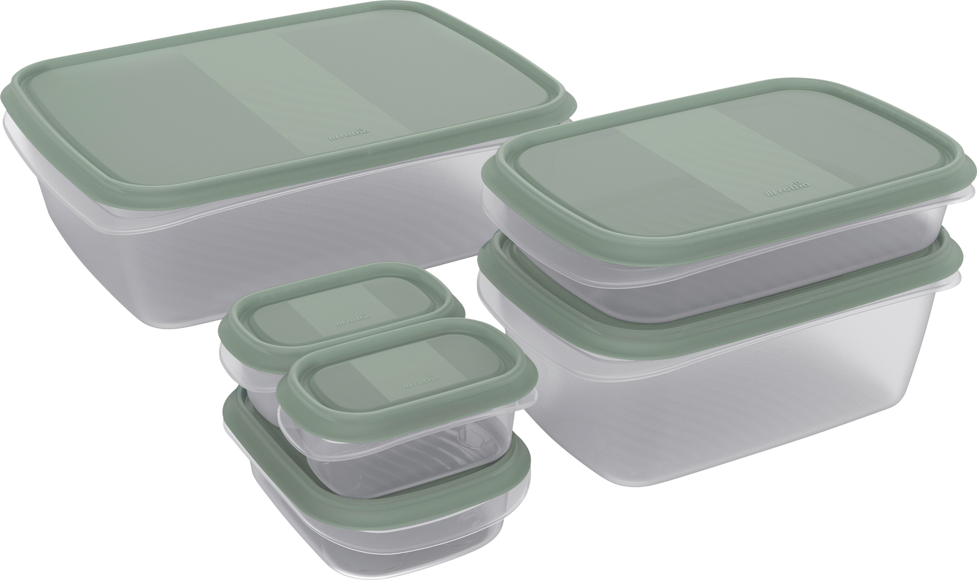 Rotho Elements Frischhaltedosen Set 6
