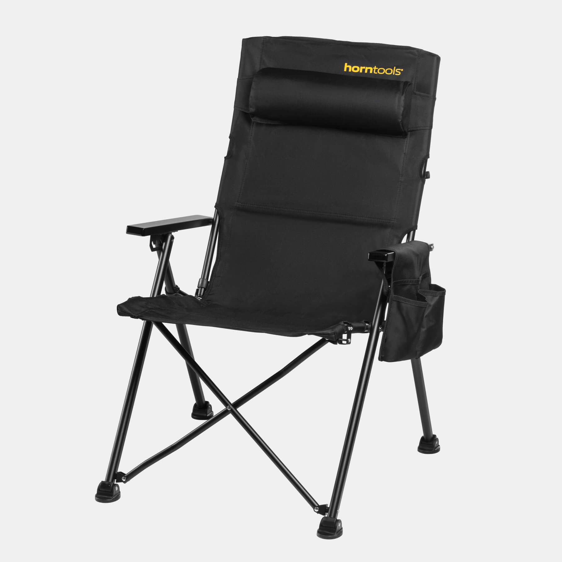 Horntools Campingstuhl Recliner faltbar verstellbare Rückenlehne bis 150