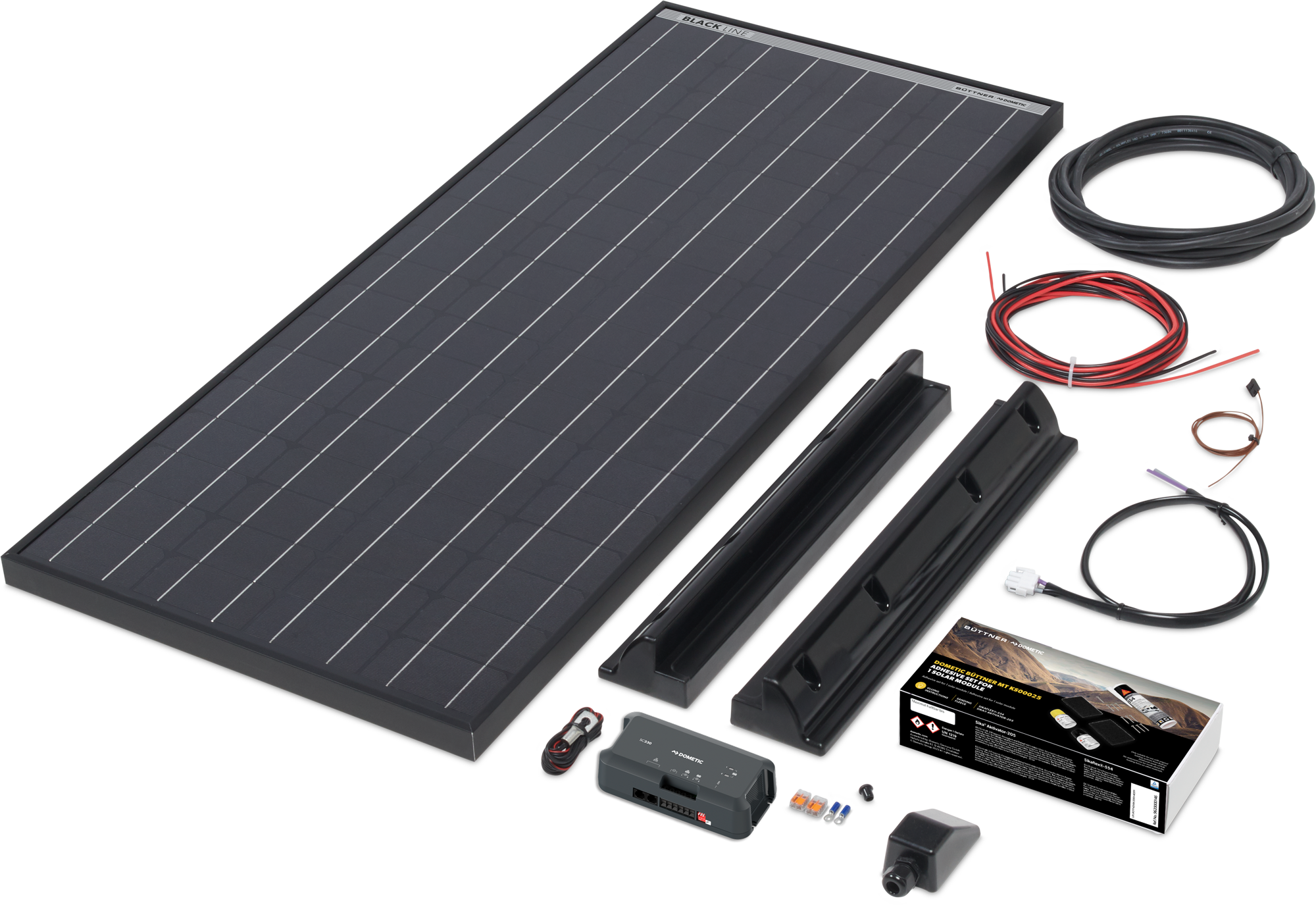 Büttner MT 110 MC Black Line Solar-Komplettanlage 110 Wp - Solar-Komplettsets von Büttner Dometic