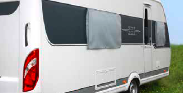Hindermann Kälteschutz Fenstermatte für Reisemobile und Caravans 140 x 70