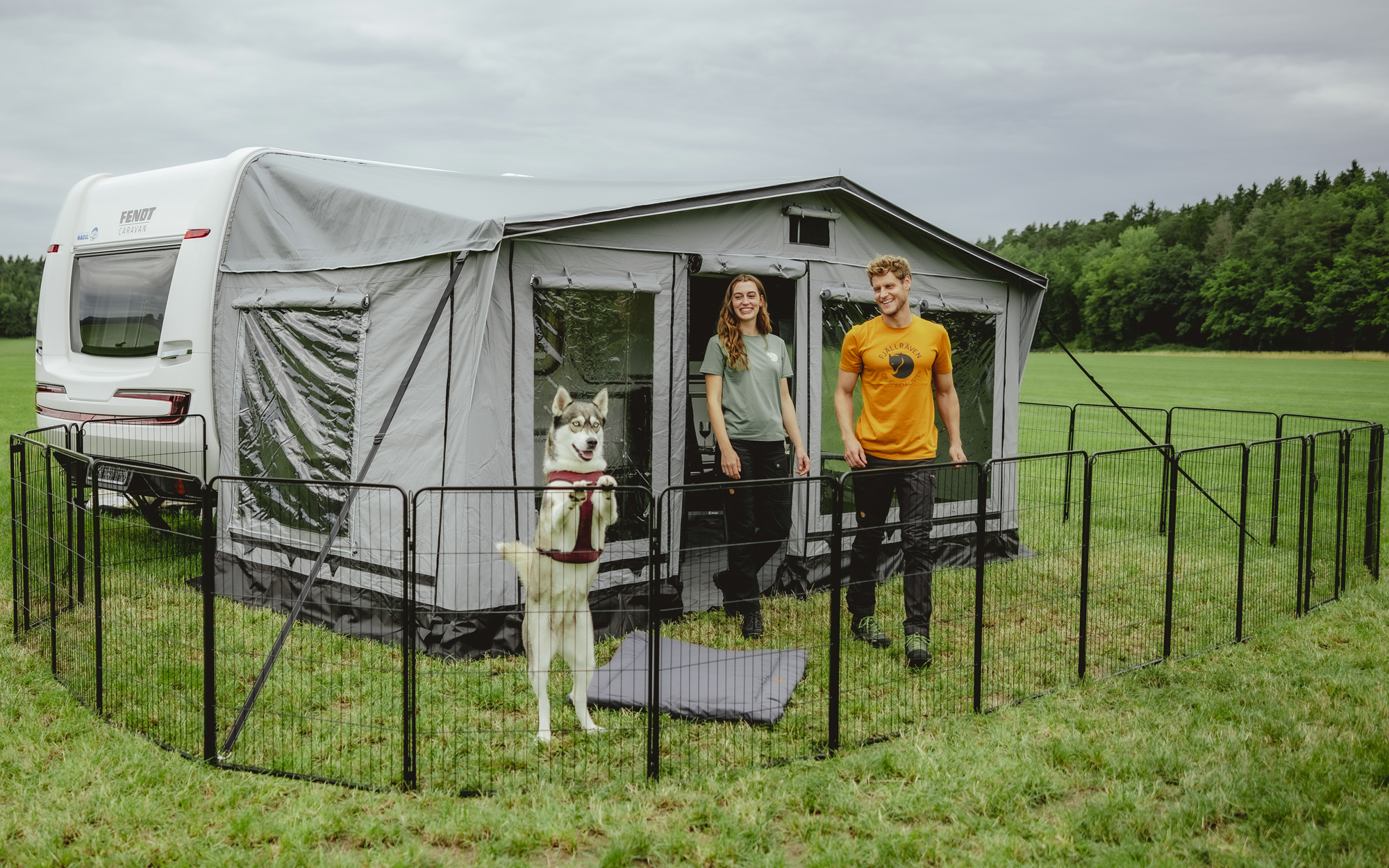 Berger PawPalace Hundezaun 2er Set