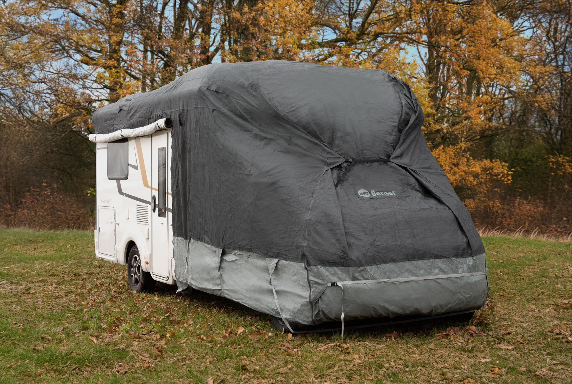 Berger StrongProtect Plus Schutzhülle für Wohnmobil, Kastenwagen & Van 650 - 700 cm