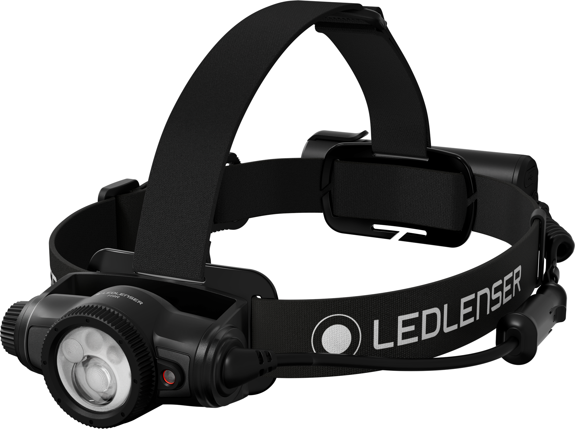 Ledlenser H9R Akku-Stirnlampe mit separatem Akku schwarz Lichtstrom 2200 lm - Stirnlampen