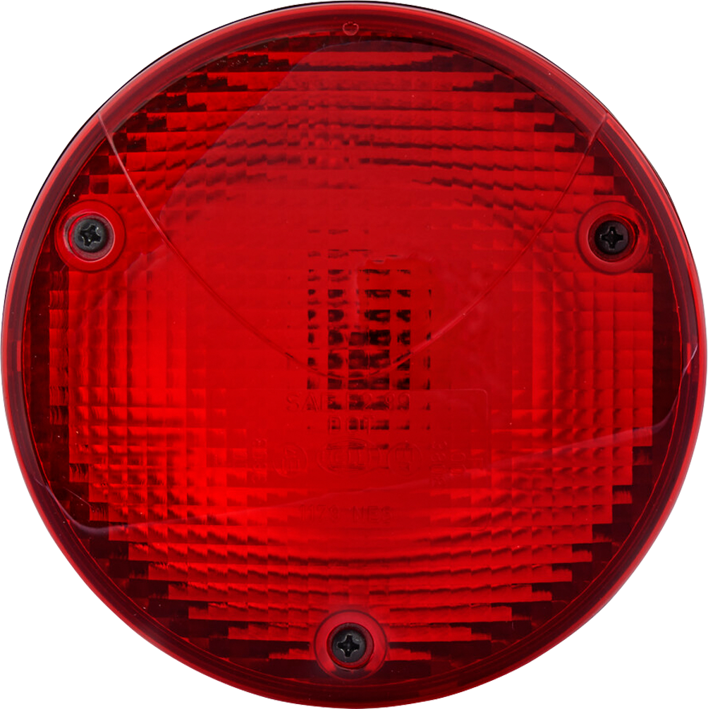 Hella Halogen Nebelschlussleuchte 24/12V Rund für links / rechts - Fahrzeugbeleuchtung außen