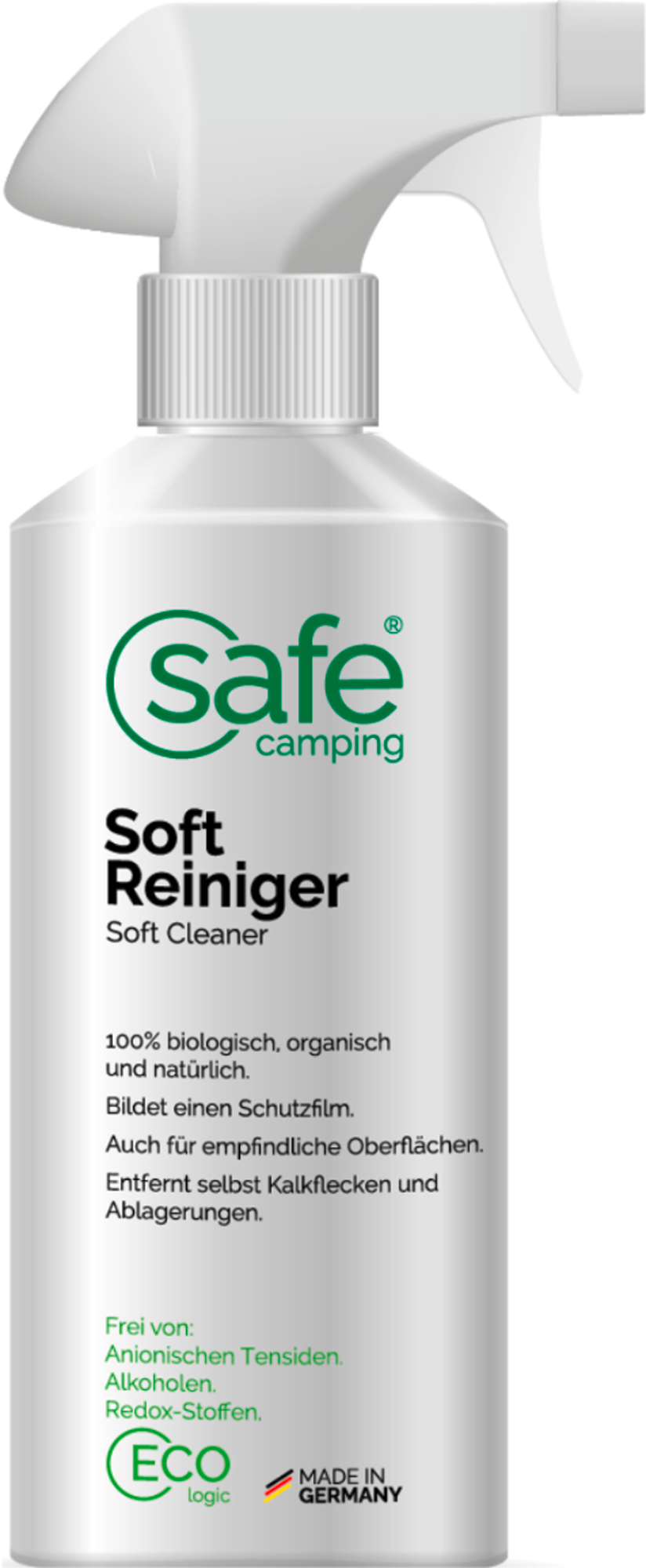 Safe Camping Soft-Reiniger zur rückstandsfreien Reinigung empfindlicher Oberflächen