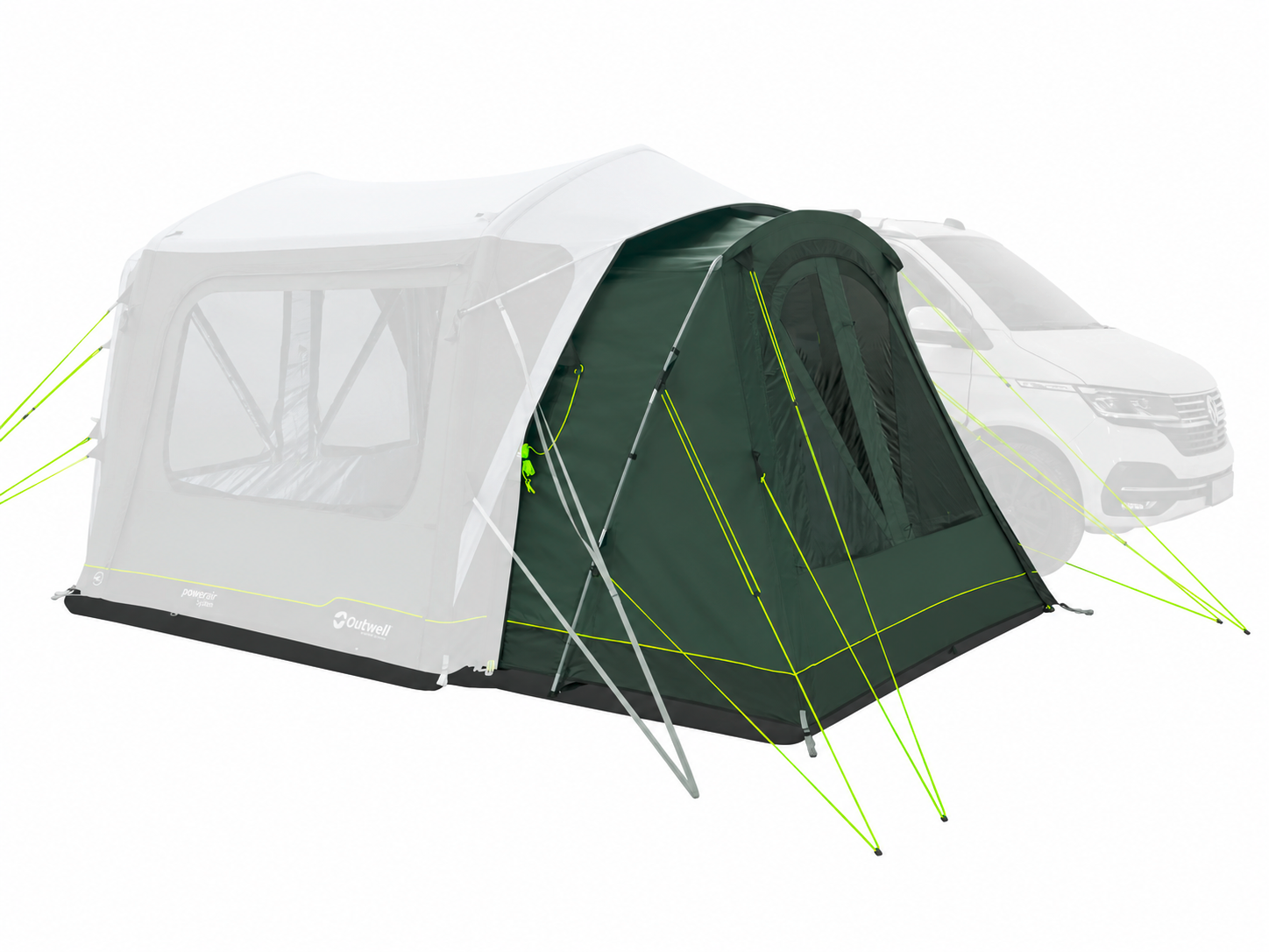 Outwell Front Annexe Cross PowerAir Wohnraumanbau mit Quick & Quiet Tür - Sonstiges Zubehör Zelte