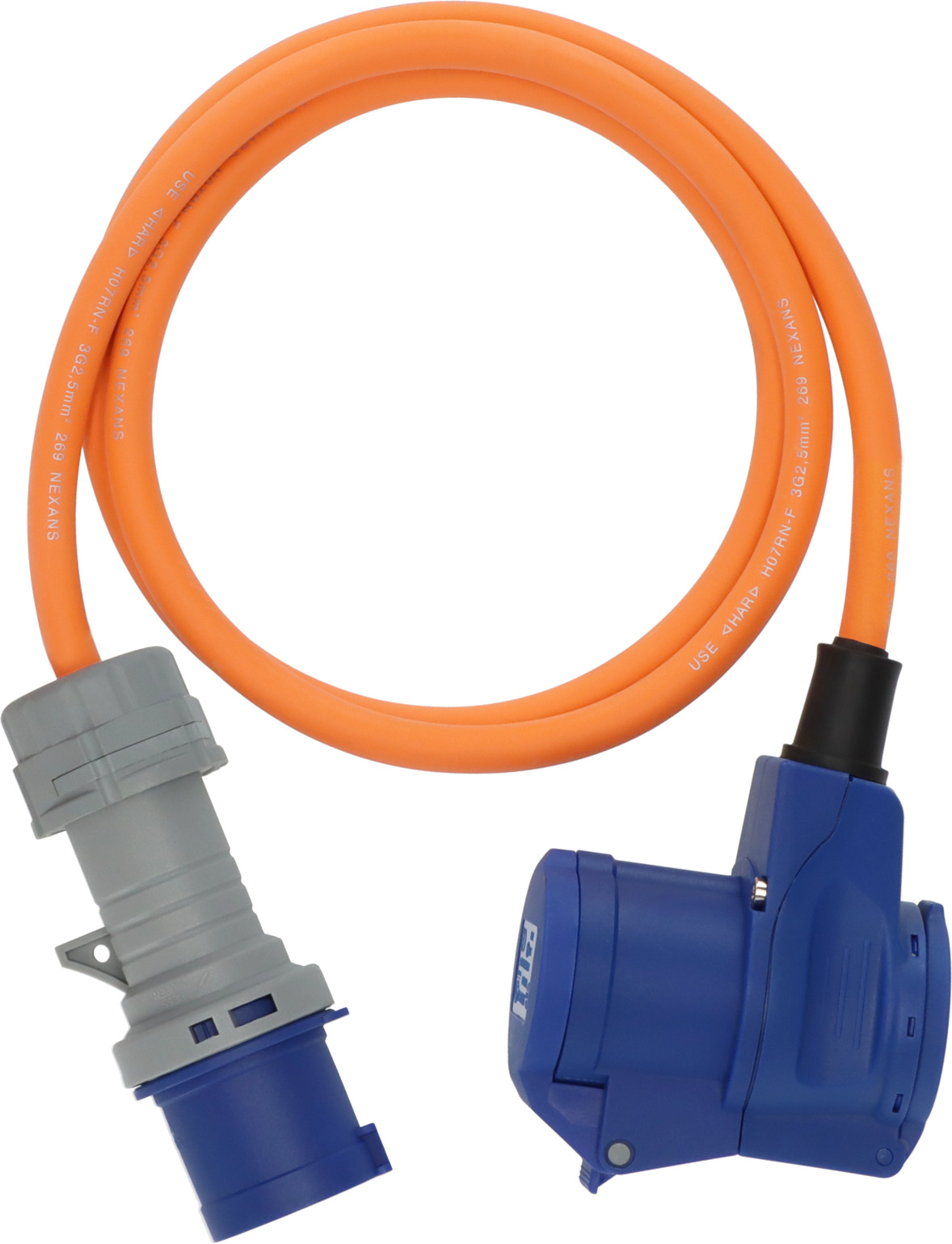 Brennenstuhl CEE Camping Verlängerungskabel CEE Stecker Winkelkupplung Schutzkontakt Steckdose 230 V / 16 A /