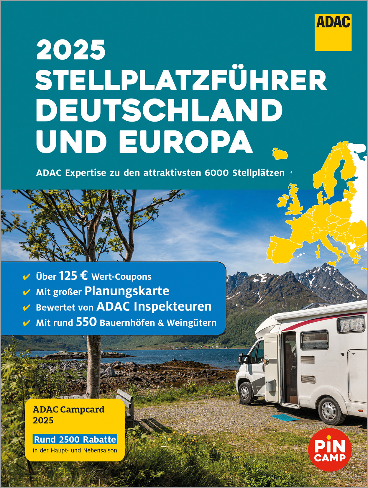 Stellplatzführer 2025 Deutschland und