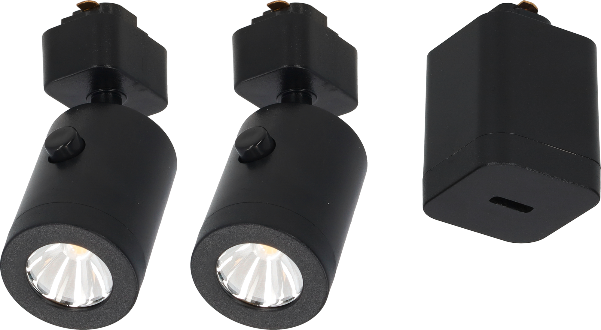 Haba Lanciano Starterset 2x Spotlight und 1x USB-C schwarz - Einbauleuchten & Leuchtmittel