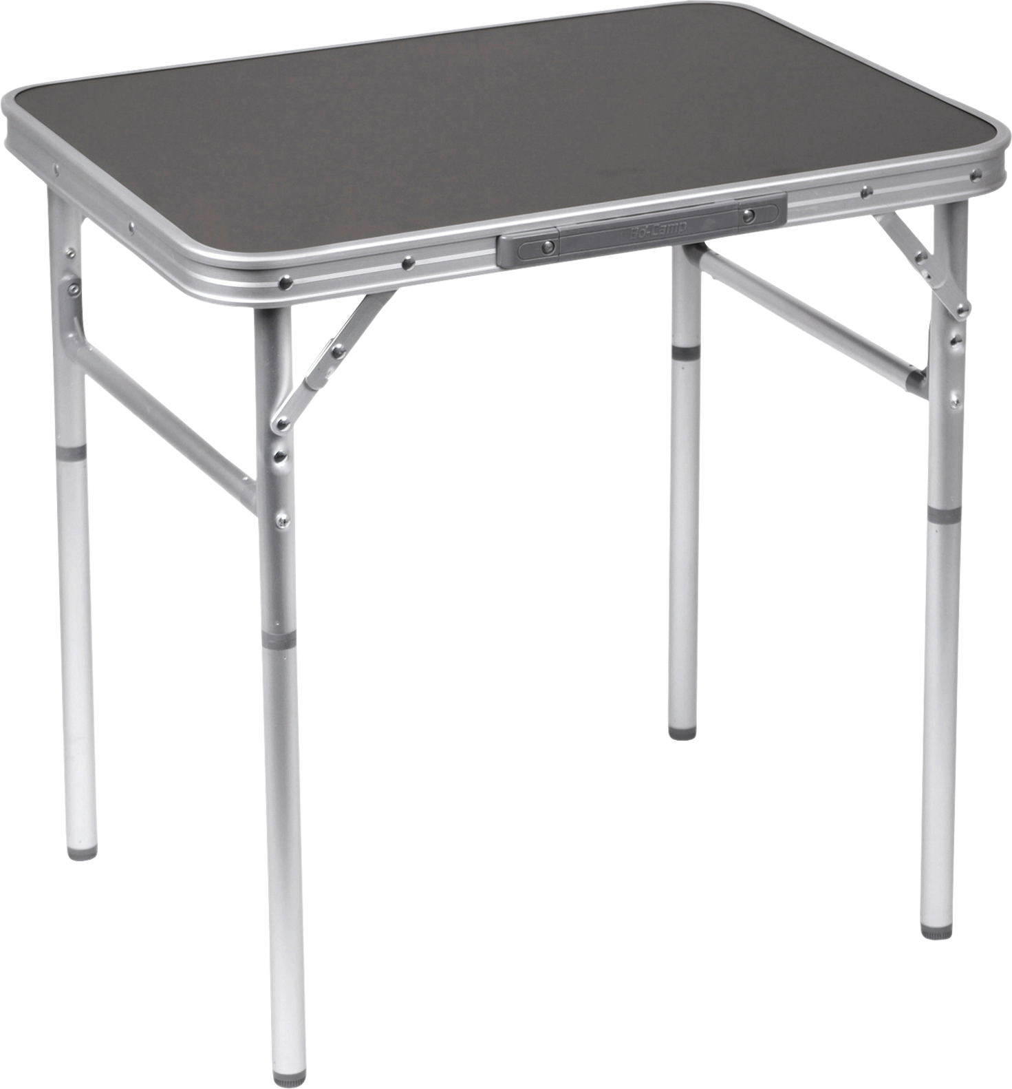 Bo-Camp Alu Campingtisch Grau 2 Stufen 60 x 45 cm - Klapptische