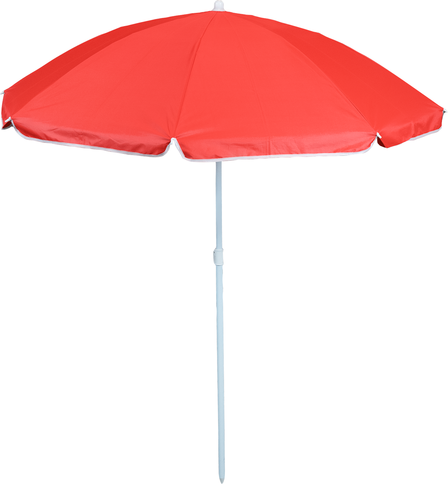 Berger SunBasic Sonnenschirm rot, Durchmesser 1,3m - Sichtschutz & Sonnenschirme