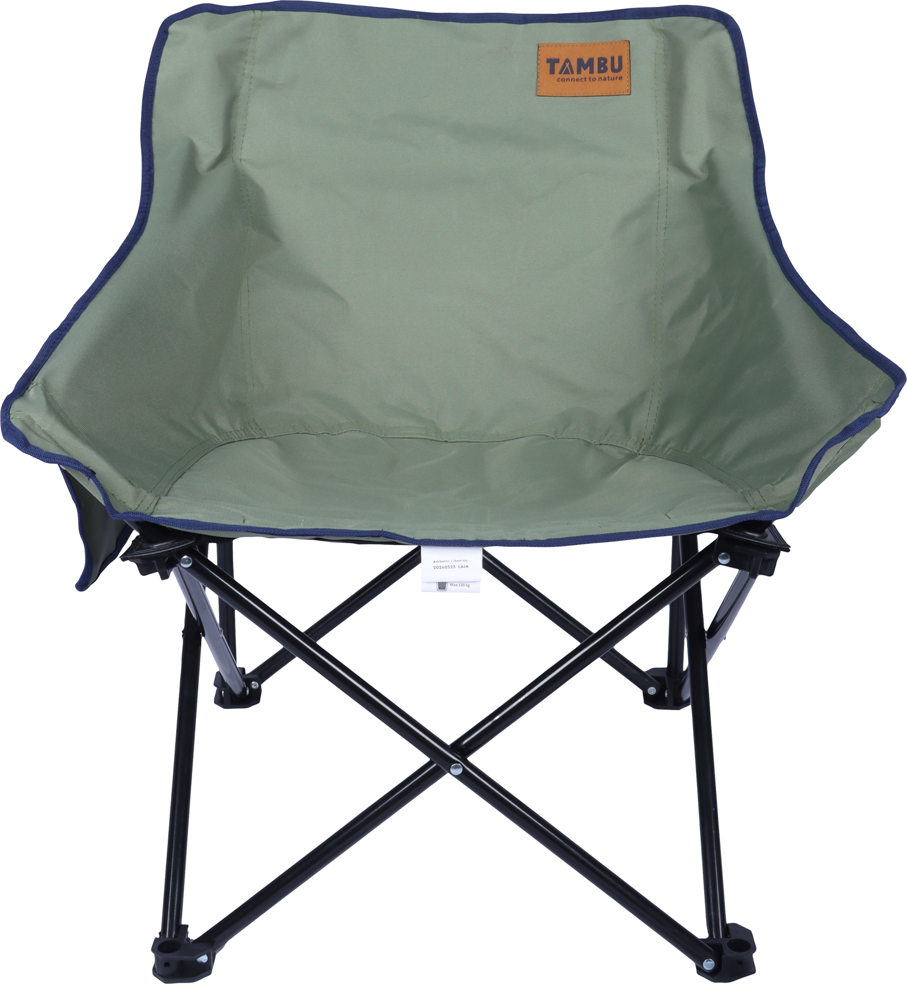 Tambu Laja Camping Faltstuhl aus recyceltem Polyester bis 120 kg - Faltstühle