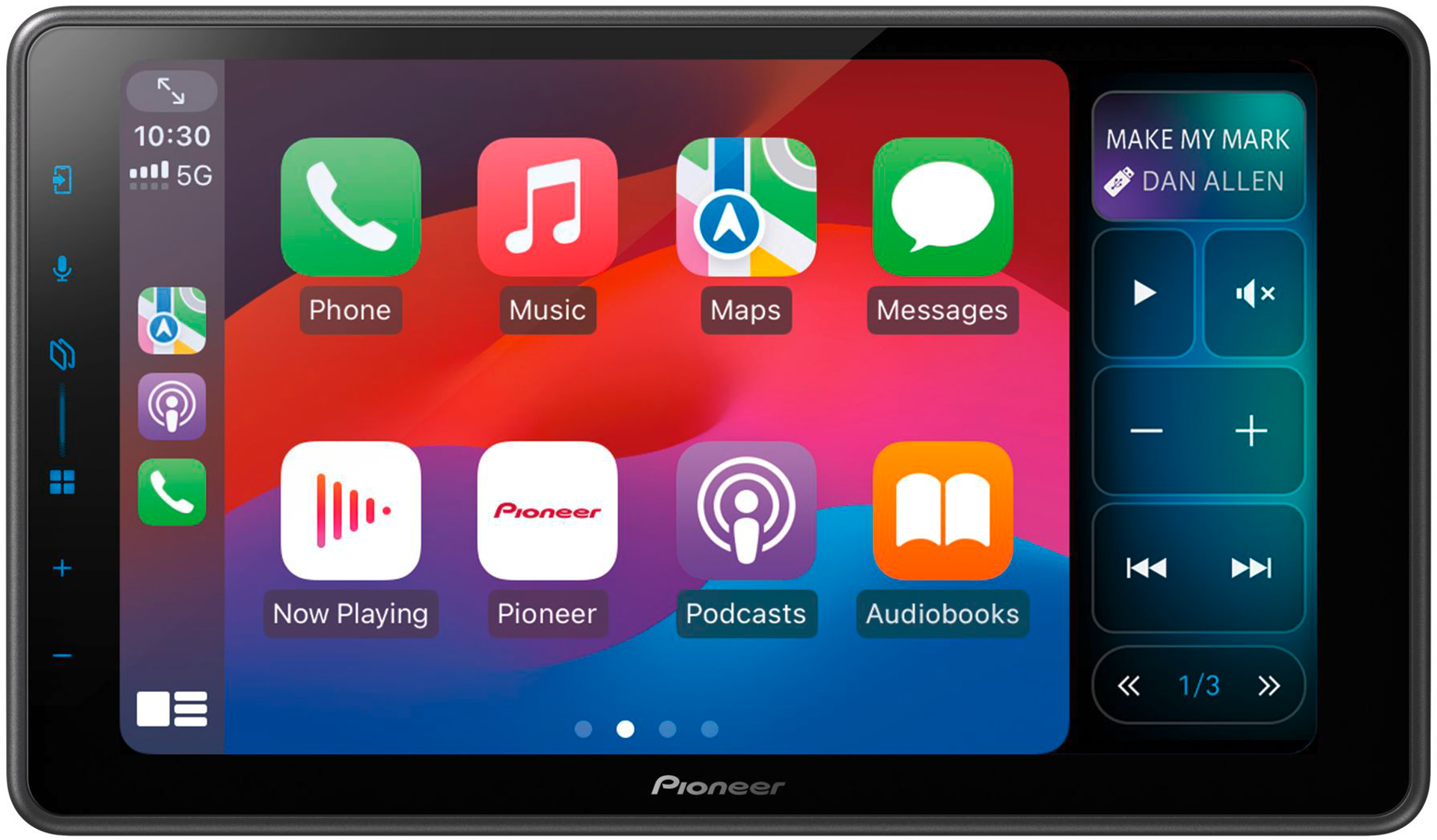 Pioneer SPH-EVO98DAB-C-T Mediacenter passend für Ford Transit mit Radiovorbereitung oder 1 DIN
