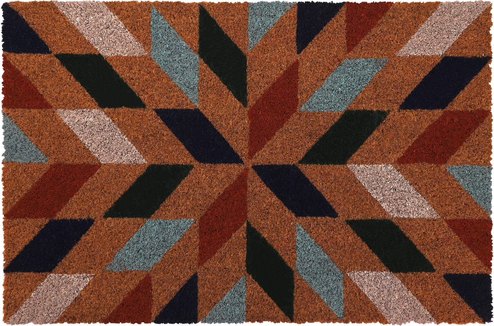 Berger StepArt Mosaic Kokos Fußmatte 60 x 40 cm - Vorzeltteppich & Zeltboden