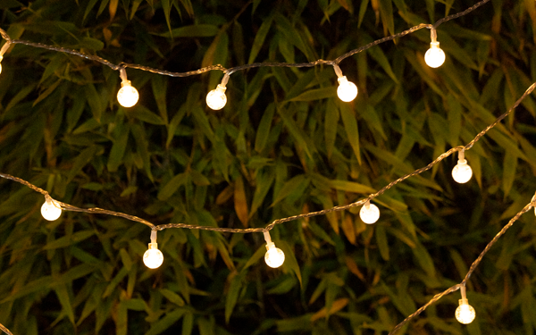 Berger USB und Batterie Lichterkette 100 LED Kugeln