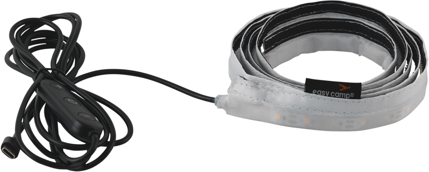 Easy Camp Twinflower dimmbare LED-Lichtband mit Klettbefestigung für Zelte - Campinglampenzubehör & Brennstoffe