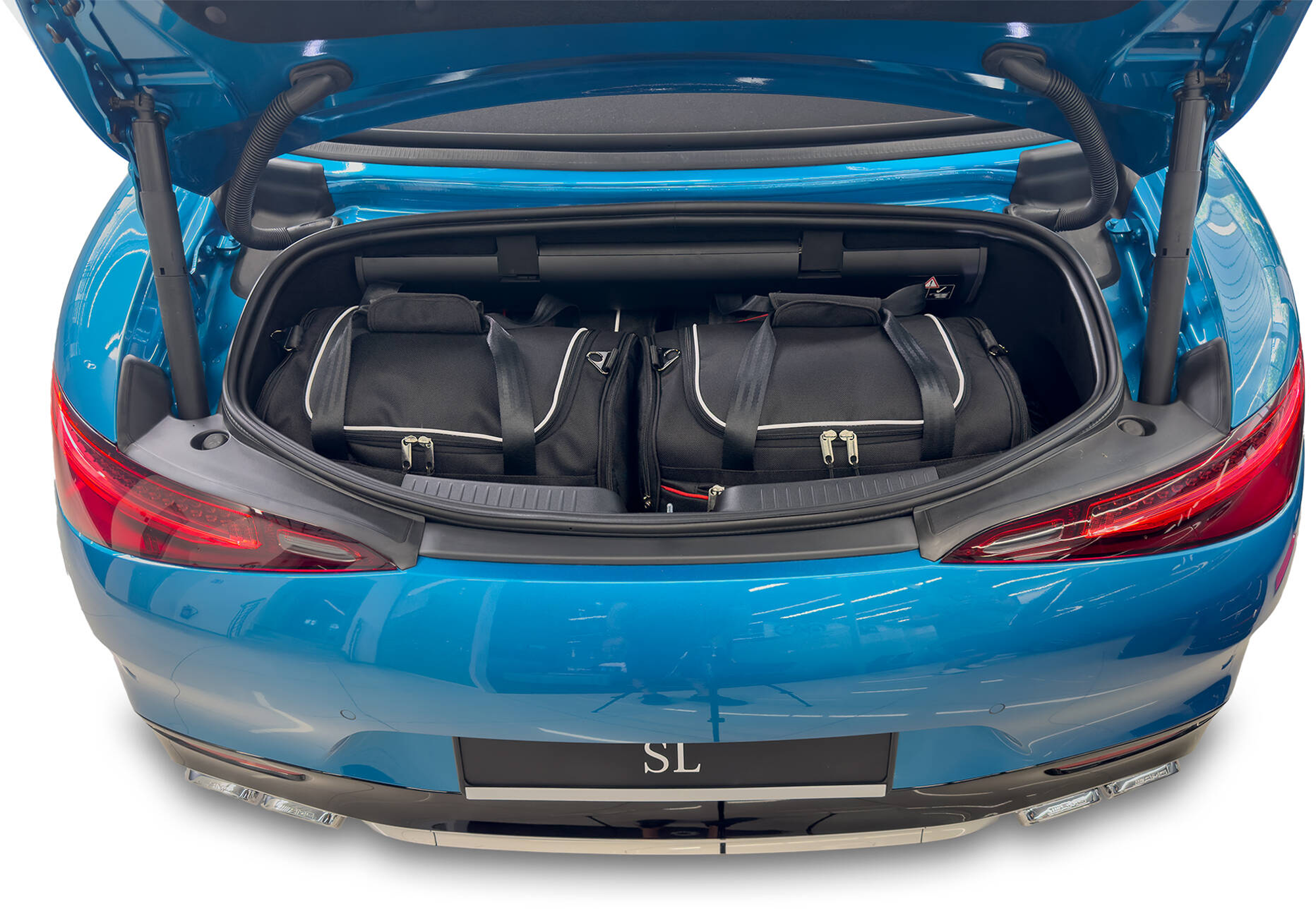 KJUST 4-teiliges Kofferraumtaschen-Set für Mercedes-Benz SL R232 ab 2022 - Organizer und Taschen