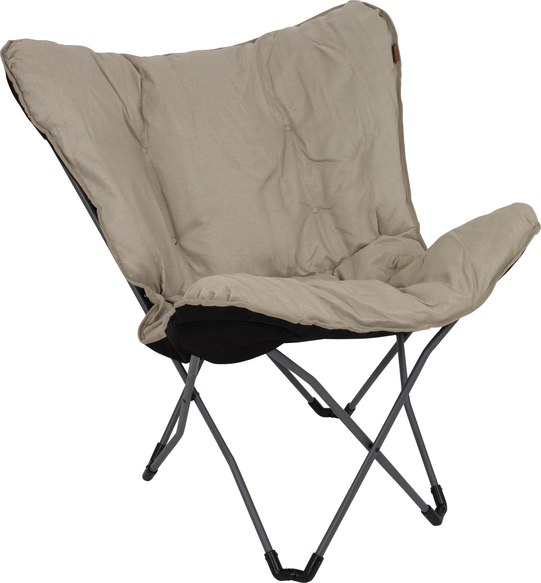 Bo-Camp Redbrigde L Urban Outdoor Schmetterlingsstuhl Stahl beige