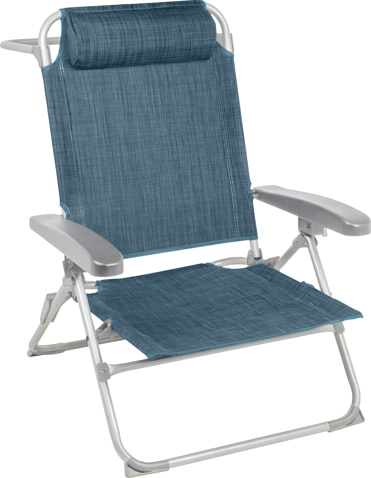 Brunner Endless Beach Strandstuhl stufenlos verstellbar grau 50 x 44 x 34 / 95