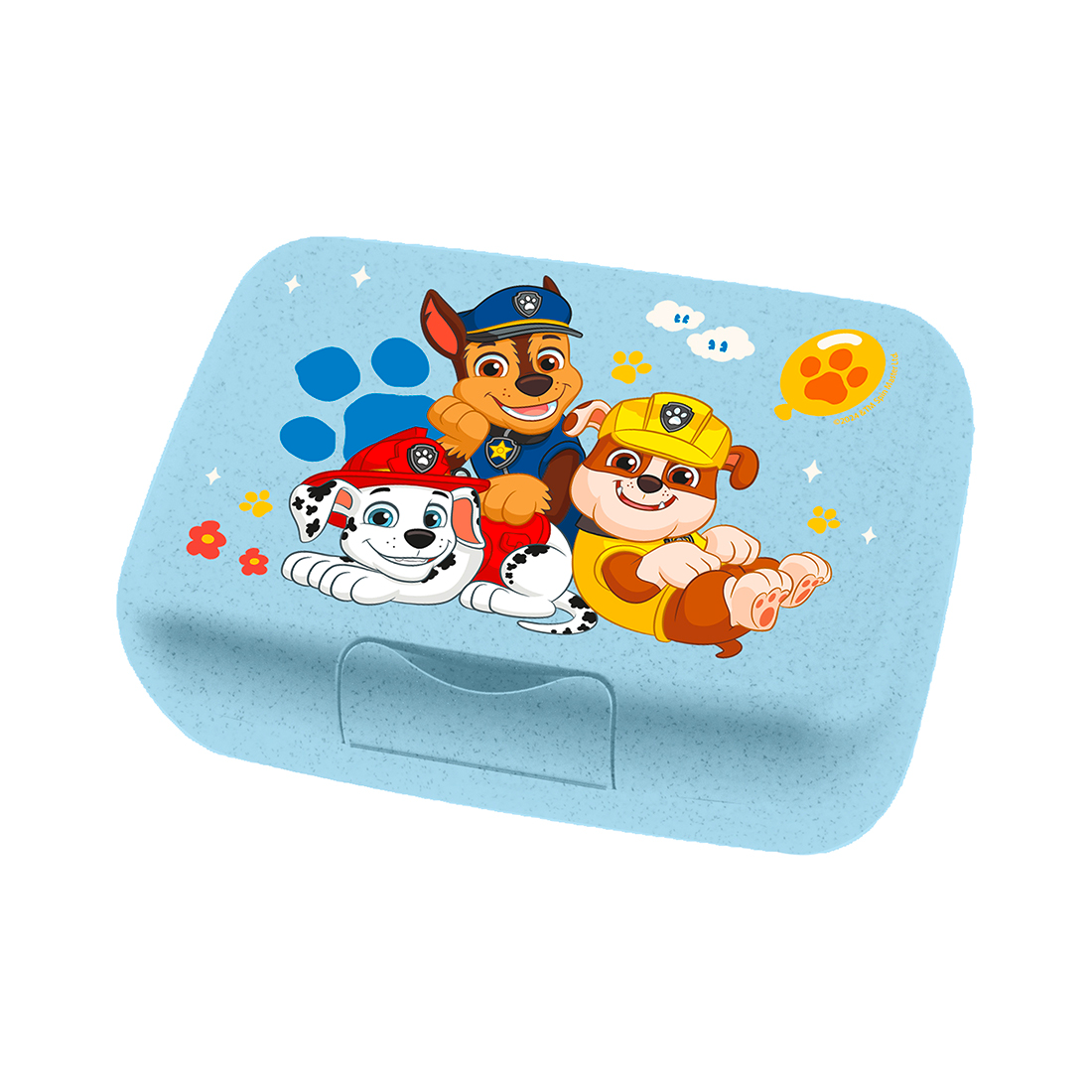 Koziol Candy L Box Lunchbox / Brotdose mit Trennschale organic sky blue paw patrol