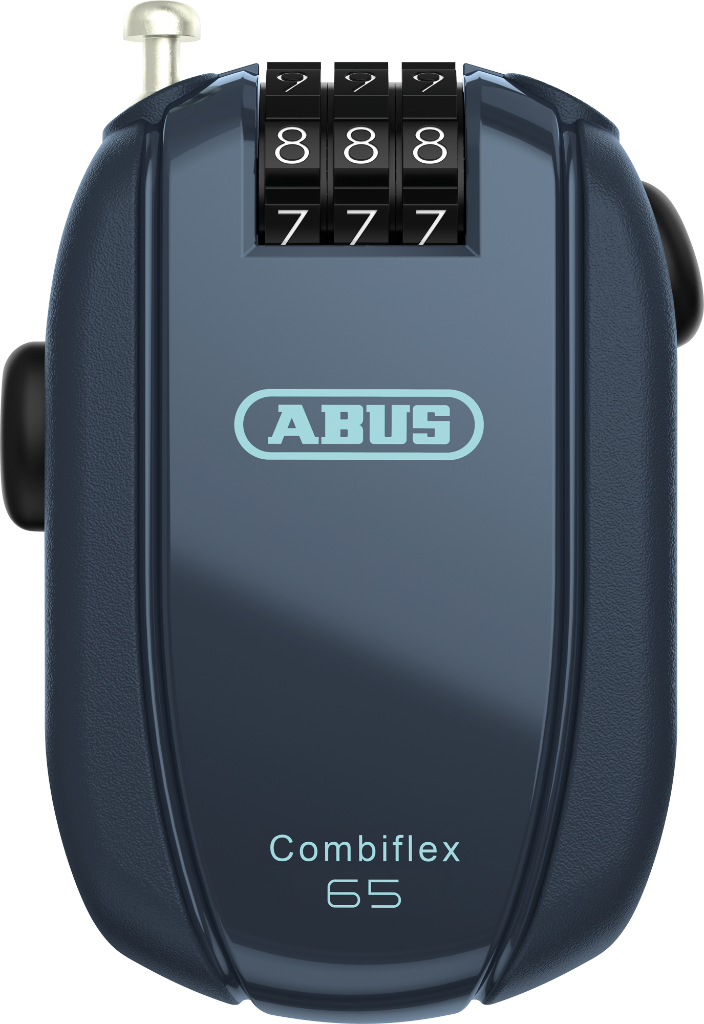 Abus Combiflex Stopover 65 Roll-Back Kabelschloss midnight blue - E-Bikes, Scooter & Zubehör
