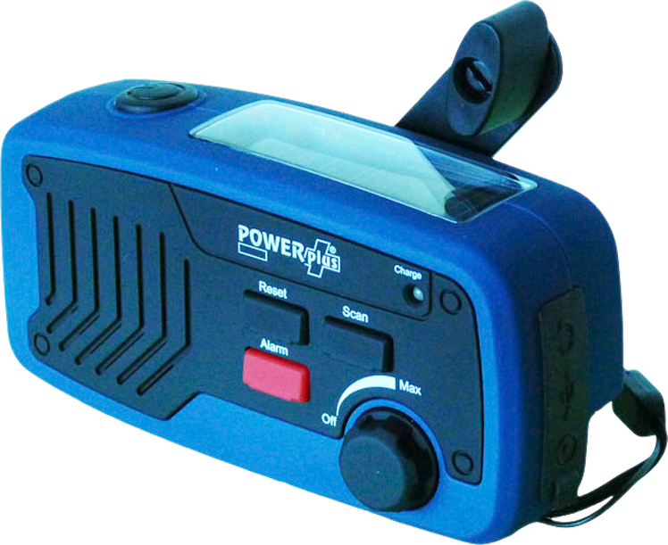PowerPlus Panther Dynamo Solar USB Radio mit LED Licht 5 in 1