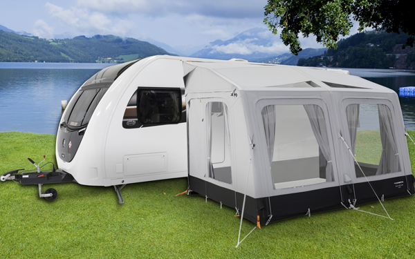 Dometic Rally Air Tour 200 S aufblasbares statisches Vorzelt für Wohnwagen und Wohnmobile 2
