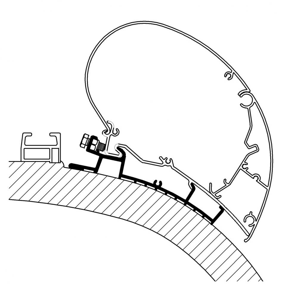 Thule Carthago Chic Adapter für Serie 6 /