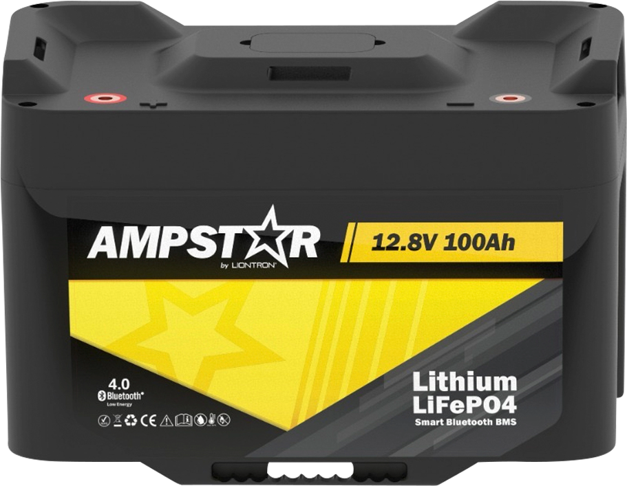 Liontron Ampstar LiFePO4 Batterie mit Bluetooth und IP65 12,8 V