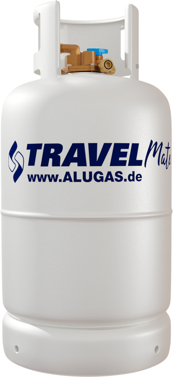 Alugas Travelmate LPG Gasflasche / Gastankflasche 27 Liter